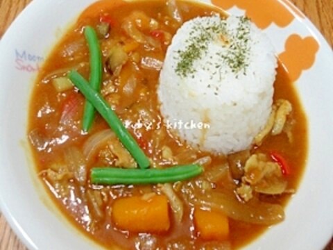 夏野菜のポークカレー